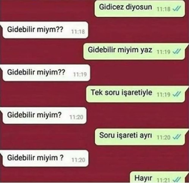 10. Çeşitli gıcık etme yöntemleri. :)