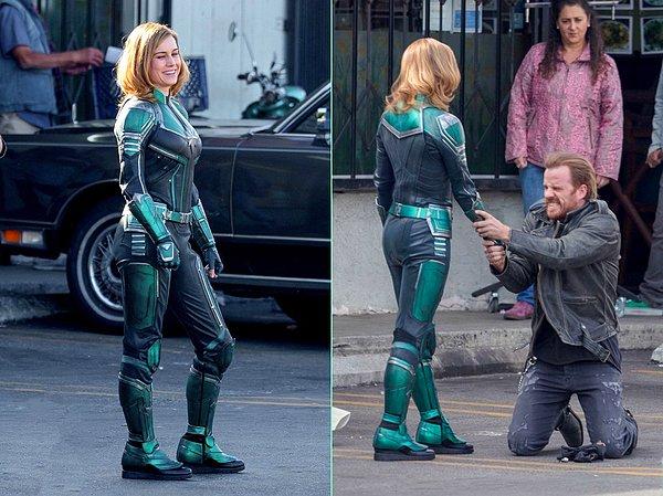8. Marvel'ın Brie Larson'lı yeni filmi Captain Marvel'ın çekimlerine başlandı. Setten ilk fotoğraflar: