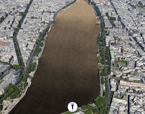 5. Остров Сите исчез под водой