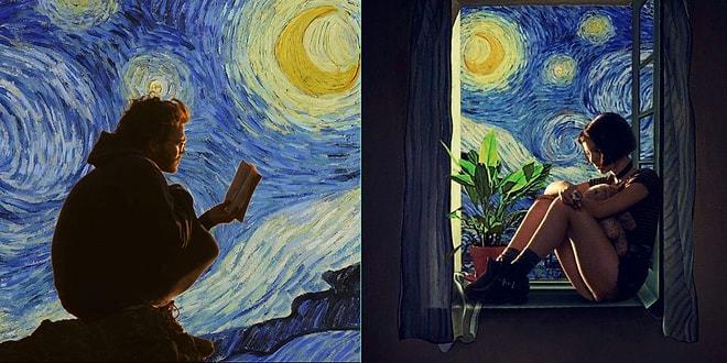 Van Gogh'un "Yıldızlı Gece"si Film Kareleriyle Buluştu, Ortaya Bu 25 Enfes Çalışma Çıktı!