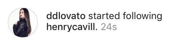 3. И недавно фанаты заметили, что Деми подписалась на актера в Инстаграме...