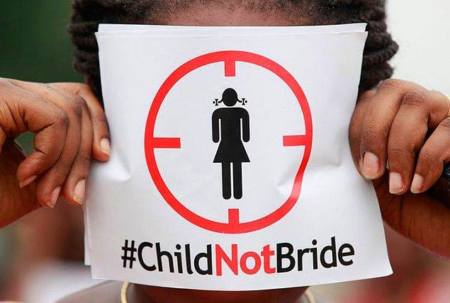📌 Araştırmaya göre dünyada 'her 2 saniyede' bir kız çocuğu zorla evlendiriliyor...