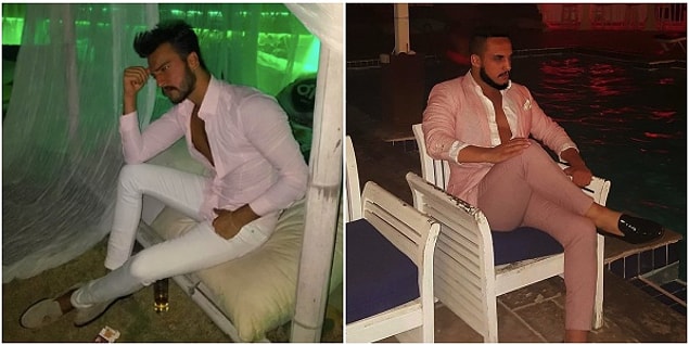 1. Bi kere şu Nargile Reyizler'in giydiği dapdar, açık renkli pantolonları giymeleri neredeyse imkansız olurdu.