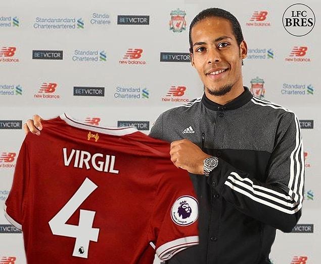 Virgil van Dijk: 78.8 Milyon Euro (Southampton ➡ Liverpool)