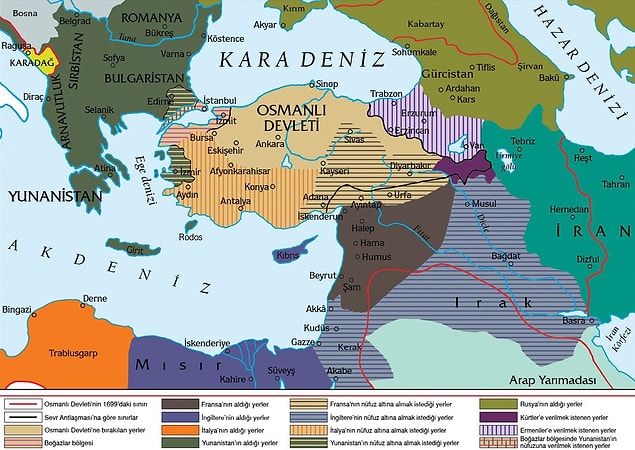 433 Maddeden oluşan Sevr Antlaşması en ince konulara kadar planlanmıştı ve oldukça detaylıydı.