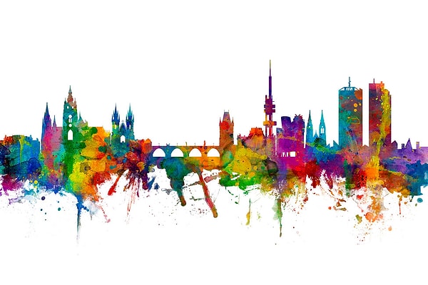 8. Скайлайн какого города Европы изображен на этой картинке?