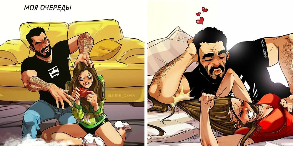 Прямо в точку! 15 комических иллюстраций о семейной жизни от израильского художника