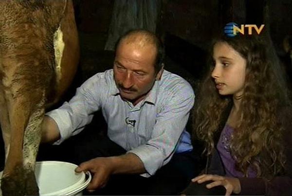 Ailece Trabzon'a gittikleri bir gezi sırasında kızı istediği için ona inek bile aldı. Ama nasıl aldı? Anlatalım hemen...