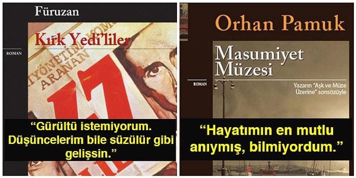 Türk Roman Tarihine Damga Vuran 20 Türkçe Kitabın Giriş Cümlesi