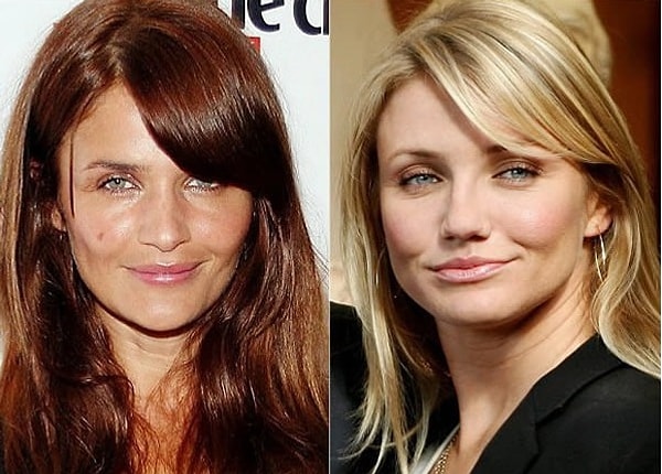 24. Хелена Кристенсен и Камерон Диас