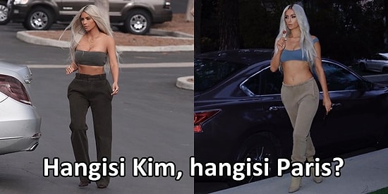 Roller Değişti mi? Paris Hilton Platin Saçları ve Yeezy Ürünleriyle Kim Kardashian'a Dönüştü!