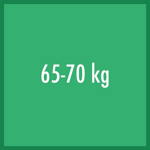 Bizce sen 65-70 kilo arasındasın!