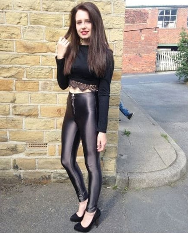 18. Блестящие леггинсы