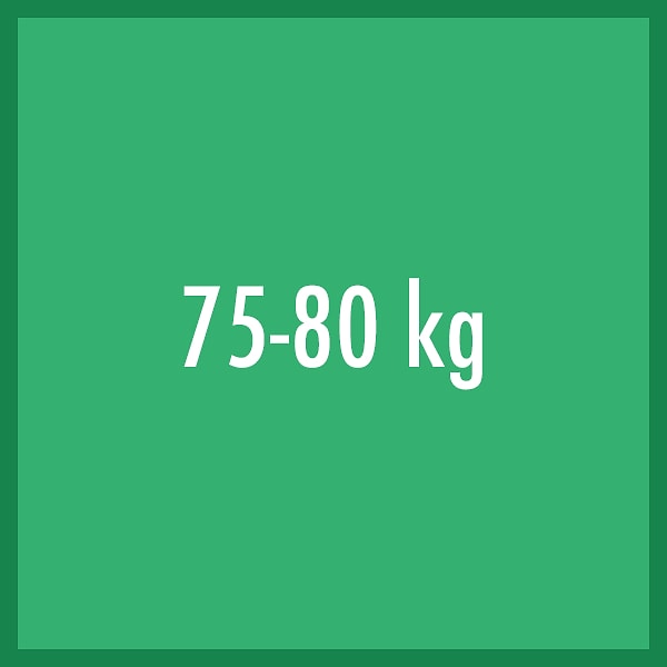 Мы думаем, что ваш вес составляет 75-80 кг!
