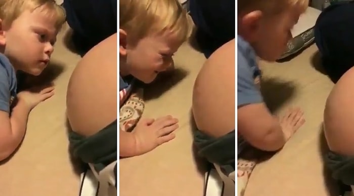 Anne Karnındaki Bebeğin Tekmesinden Korkan Ufaklık