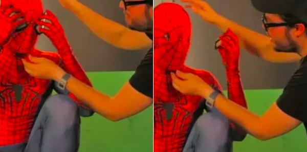 11. Спайдермен без глаз