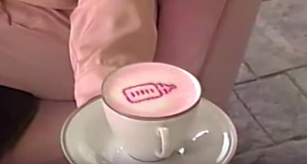 8. Вот такой тематический рисунок был на латте во время бейби шауэр (вечеринки в честь скорого рождения ребенка)