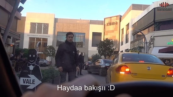 Murat 131 ile İstinye Park'a Giderek Aracı Valeye Vermeye Çalışan Gençler