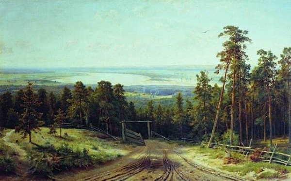 12. Кама близ Елабуги. 1895.