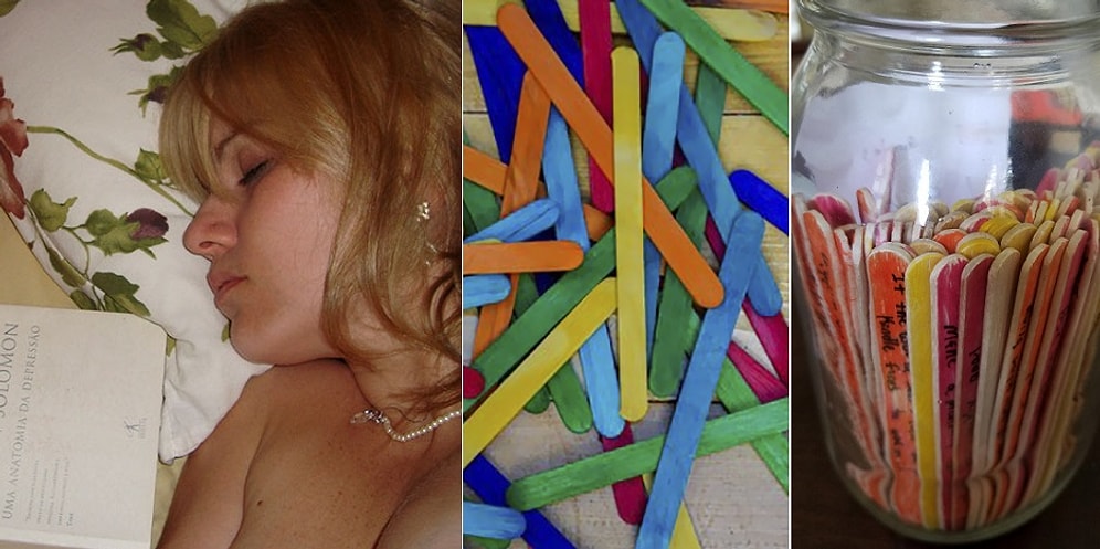 Парень помог своей девушке справиться с депрессией, подготовив целую банку с комплиментами и словами поддержки