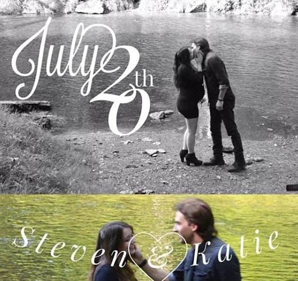 Katie Temmuz ayında Instagram'da bir fotoğraf paylaştı. Fotoğrafta Steven ile evlendiklerine dair imalar bulunuyordu.