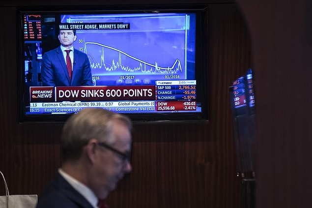 S&P Endeksi günü yüzde 4.1 düşerek Ağustos 2011'den beri en sert düşüşünü yaşadı.