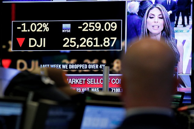 Ayrıca, Dow Jones Sanayi ve Standard & Poor's 500 endeksleri bu sene başından elde ettikleri tüm kazançları kaybetmiş oldu.