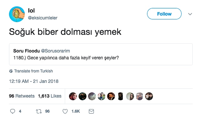 16. Donuk salçalı su tadı 💕