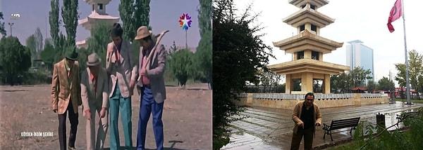2. "Ali Rıza görmesin" diye sırtlarını takkeli binaya verip 50 adım saydıktan sonra kazdıkları yer de Kore Şehitleri anıtının bahçesi.