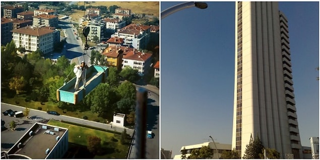 3. Kardeşlerin birbirinden çuval kaçırdığı ve Himmet'in yük asansörüne bindiği yer ise Kennedy Caddesi üzerinde bulunan eski İş Bankası genel müdürlüğü, şu an BDDK binası olan inşaattır.