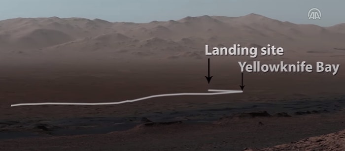 NASA'nın Keşif Robotu Curiosity, Mars'tan Panoramik Görüntü Yolladı