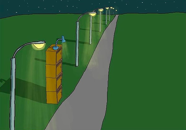 17. "Нарисуй лампу, которая не верит, что она лампа"