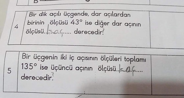 5. Görseldeki boşluklarda ''kaç'' yazmayacağı kesin. Pekii gerçek cevaplar ne olmalı?
