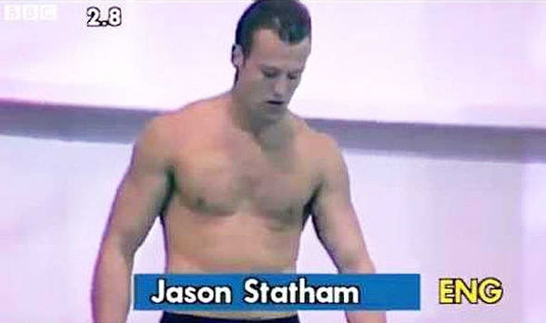 8. Джейсон Стейтем был профессиональным прыгуном в воду, прежде чем занялся актерской карьерой