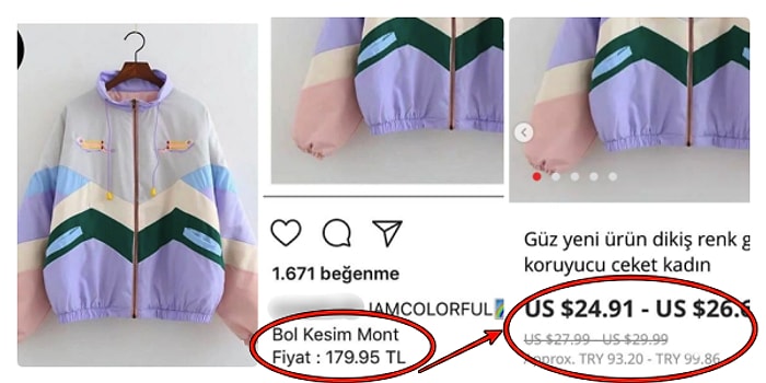 Hem Kandırılıyor Hem de Kazıklanıyoruz! İşte Instagram Butiklerinde Satılan Birçok Ürünün Gerçek Fiyatları