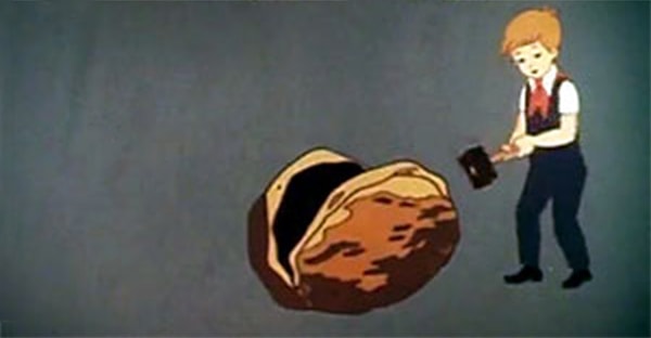 10. Продолжите фразу «Орешек знанья твёрд,..»