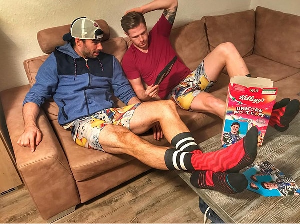 8. Мэтт Энтуин (Matt Antoine) и Джон Дэли (John Daly), скелетонисты из США 🇺🇸