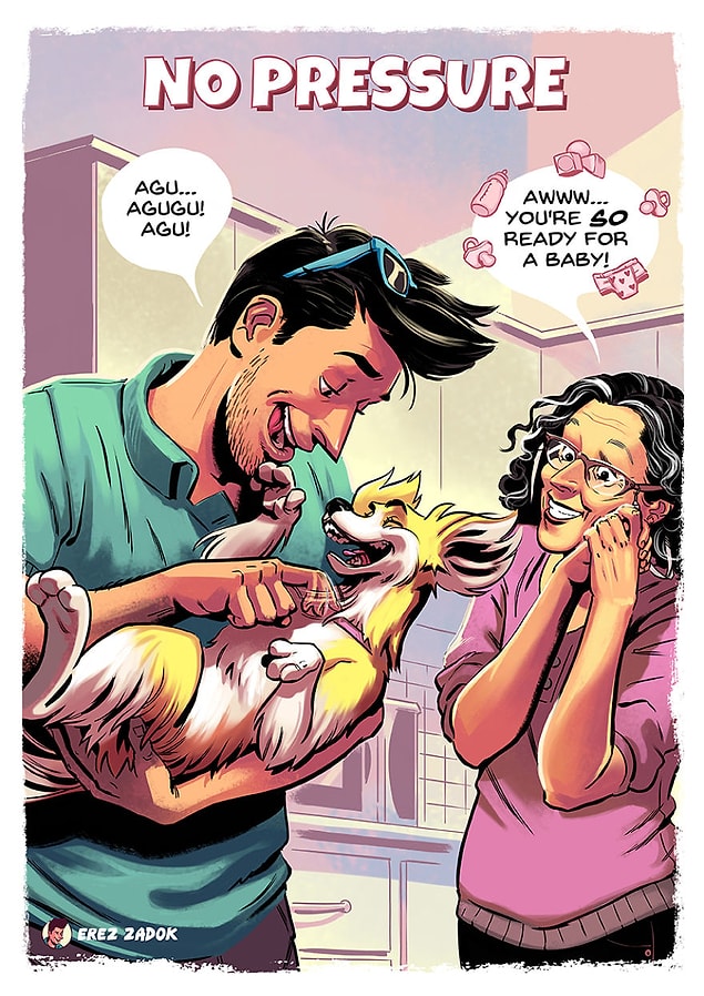 16. Köpeği olanlar için kaçınılmaz tespit: "Anne/baba olmaya hazırsın."
