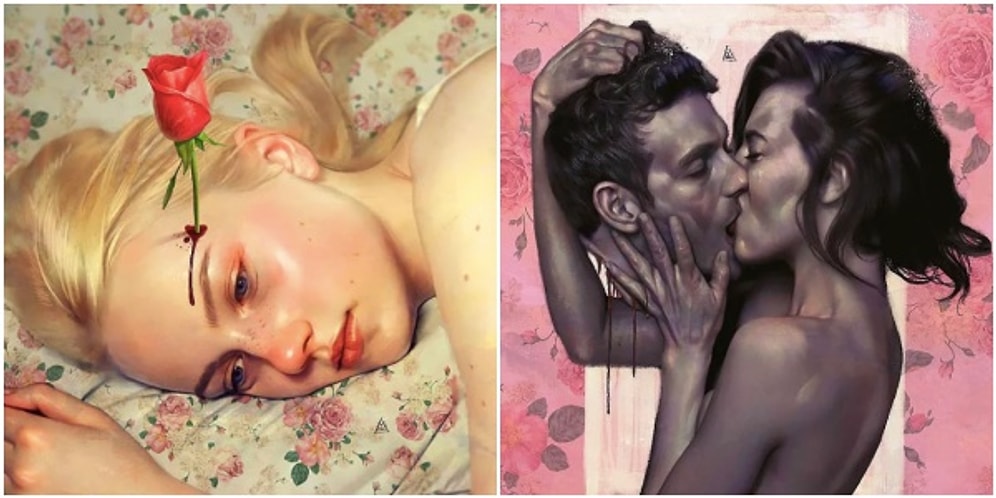 Türk İllüstratör Aykut Aydoğdu'dan, Aşk Acısına Aşina Olan Herkesin Yüreğine Dokunan Çalışmalar