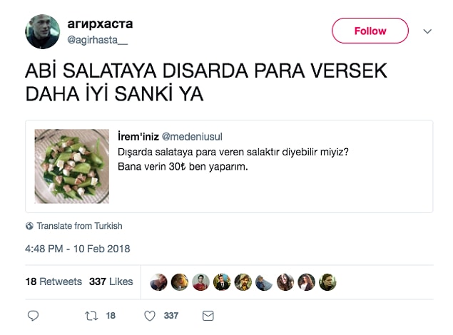 13. 30 TL için tatsızlık çıkmasın...