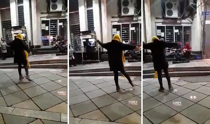Kadınların Dans Etme Yasağına Rağmen İran'da Sokakta Dans Eden Cesur Kadın