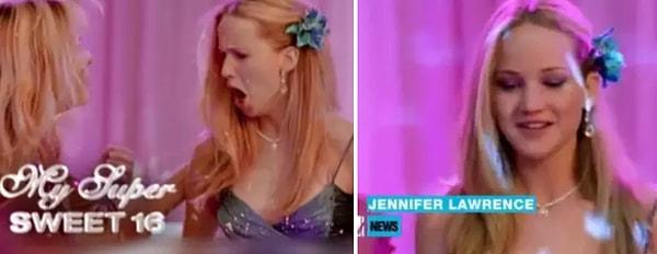 3. Jennifer Lawrence ekranlar karşısına ilk defa MTV'nin 'My Super Sweet 16' şovu için yaptığı reklamla çıktı.