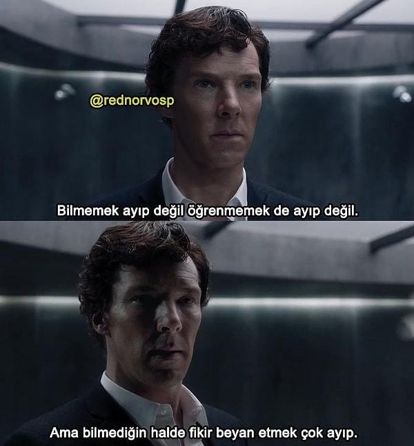 14. Sherlock'tan Watson'a tavsiyeler