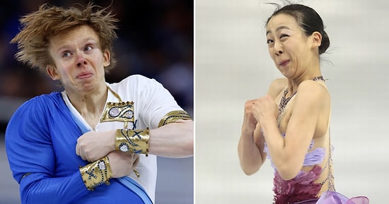 Спорт — это смешно! Самые уморительные лица фигуристов с Олимпийских игр
