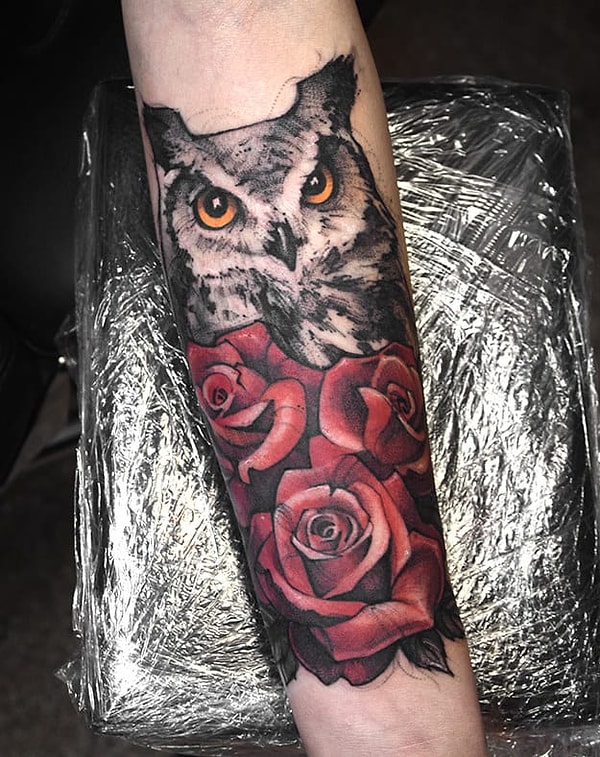 23. 🦉🌹