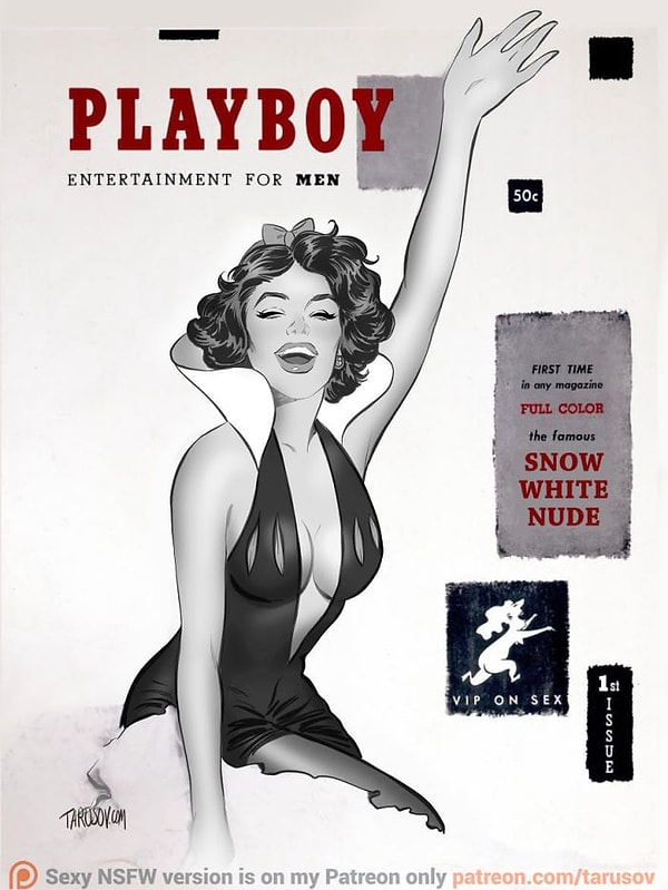 3. Первая принцесса Диснея на первой обложке Playboy