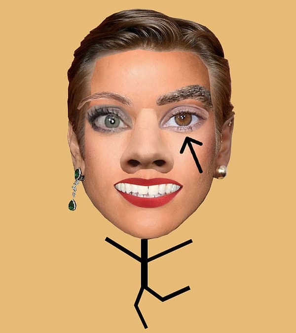 3. Чей этот левый глаз?