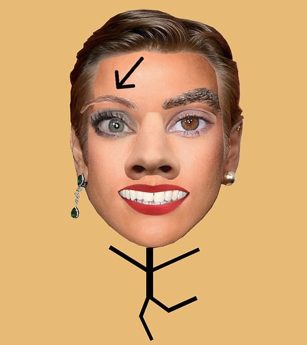 5. Чья это бровь?