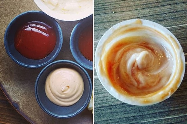 11. Есть майонез и кетчуп по отдельности vs. делать кетчунез