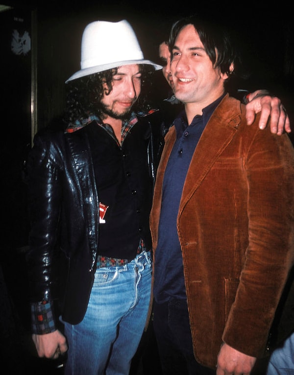 6. Боб Дилан и Роберт Де Ниро, 1976